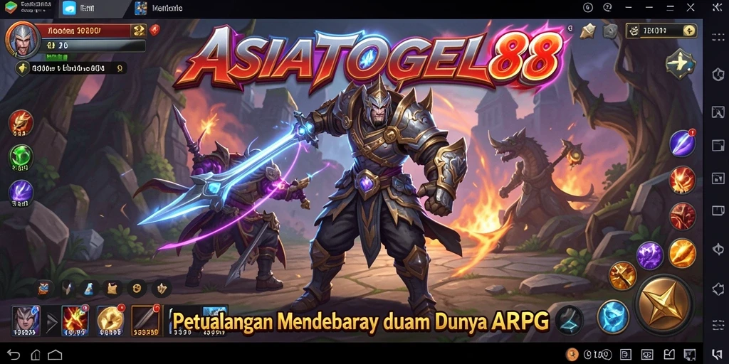 Tangkapan layar ASIATOGEL88 menampilkan aksi seru di dunia ARPG.
