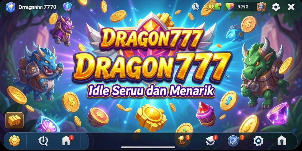 Tampilan gameplay seru dari DRAGON777, nikmati pengalaman Idle.
