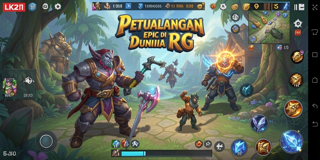 Tampilan gameplay seru dan grafis menawan dari LK21.