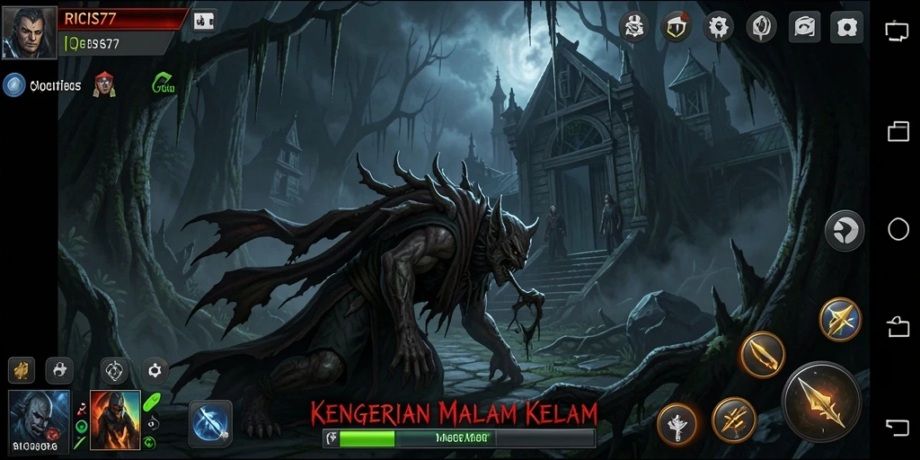 Gameplay menegangkan di dunia kelam RICIS77.