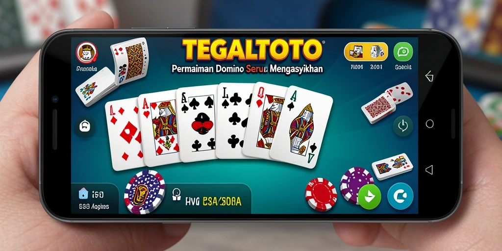 Gameplay TEGALTOTO menunjukkan serunya permainan Domino yang mengasyikkan.