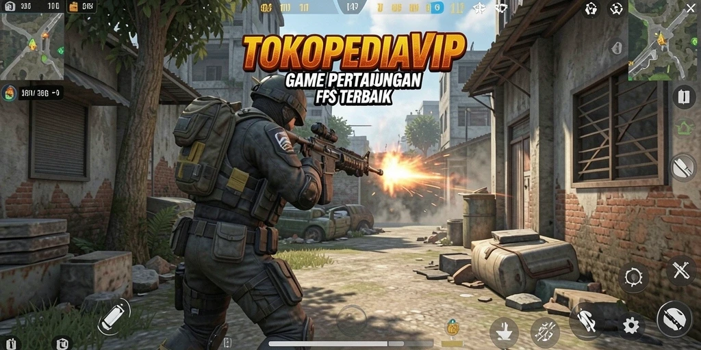 Screenshot gameplay <strong>TOKOPEDIAVIP</strong> yang menampilkan pertempuran seru.
